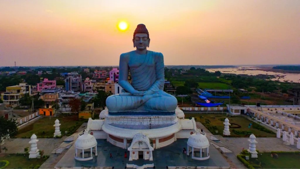 Amaravati Stupa visited during South India Buddhist Tour