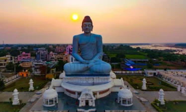 Amaravati Stupa visited during South India Buddhist Tour