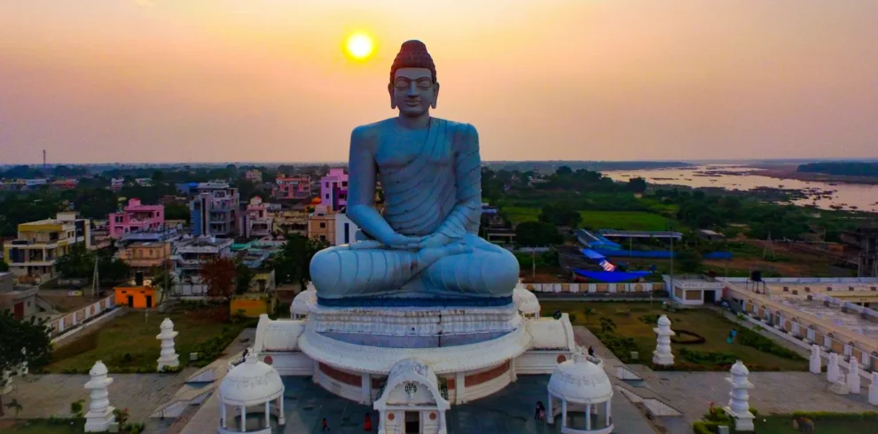 Amaravati Stupa visited during South India Buddhist Tour